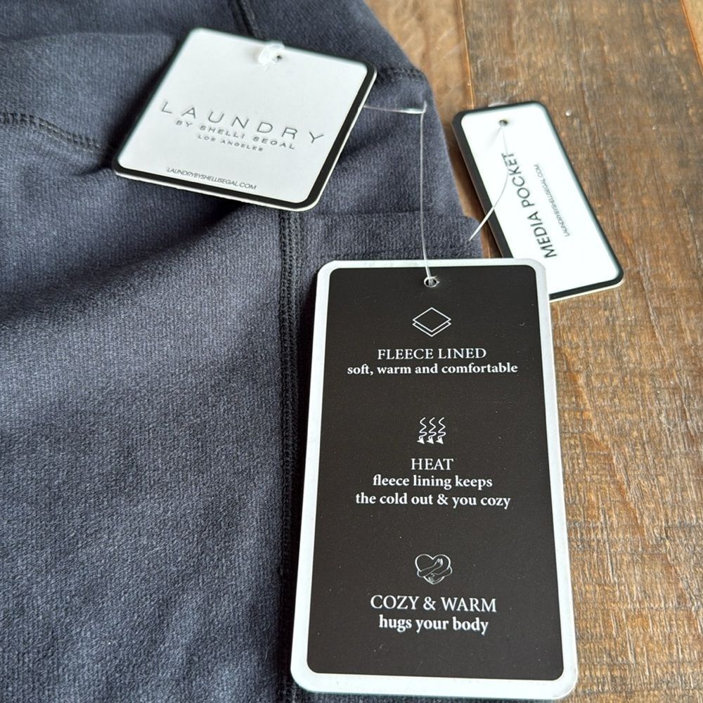 Laundry By Shelli Segal Fleece Lined Pants size L - Picture 2 of 6